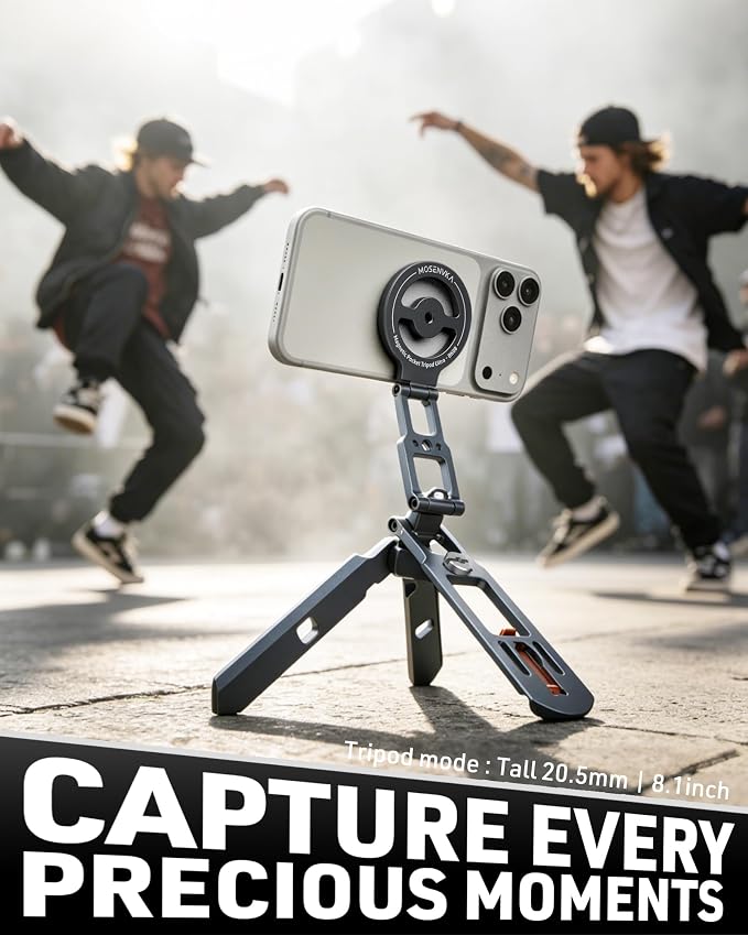 MOSENVKA Dual Magnetic Phone Tripod - Image 4
