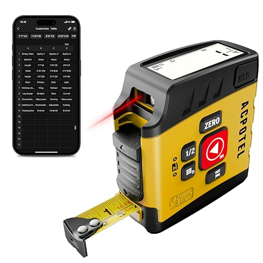 3-in-1 Digital Tape Measure by ACPOTELBRAND