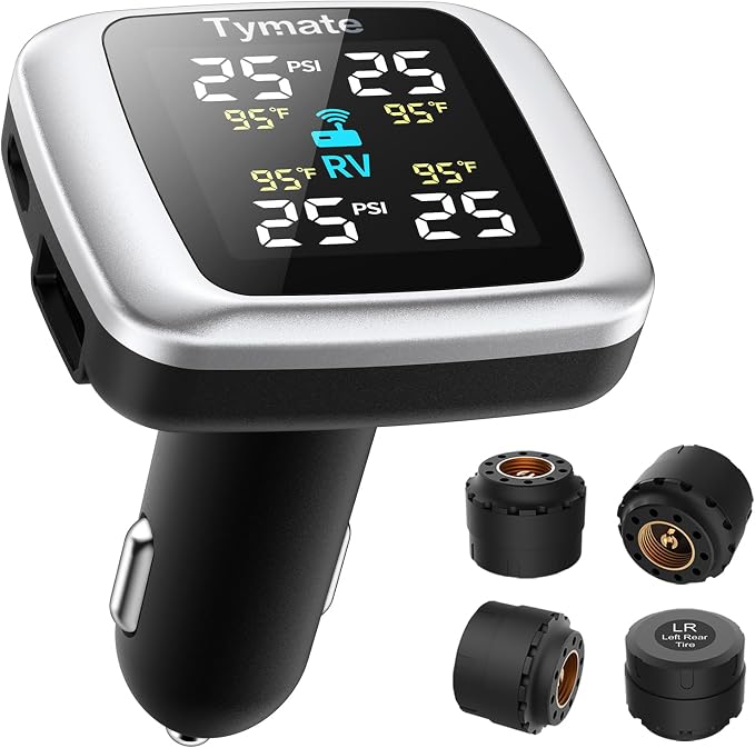 Tymate TM7 Tire Pressure Monitoring System, Wireless TPMS by Tymate