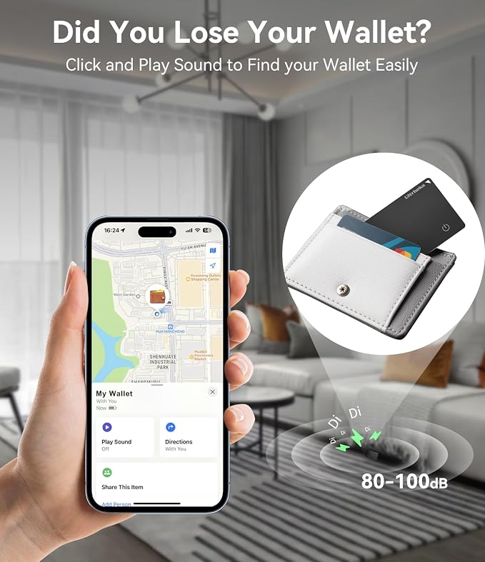 Ultrbeka Wallet Tracker Card IP68 Waterproof Bluetooth Tracker - Image 5