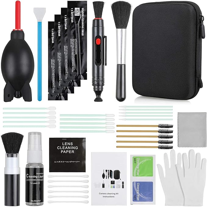 17-in-1 Camera Cleaning Kit for DSLR Cameras, by ZACRO