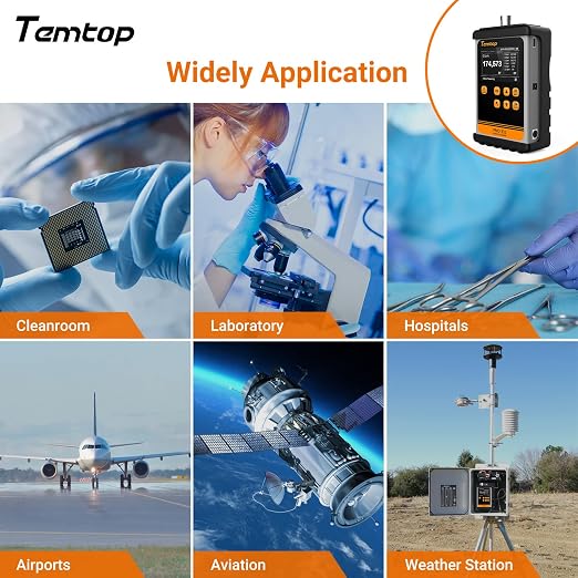 Temtop PMD331 Professional Particle Counter, 7-Channel Handheld Laser Dust - Image 9
