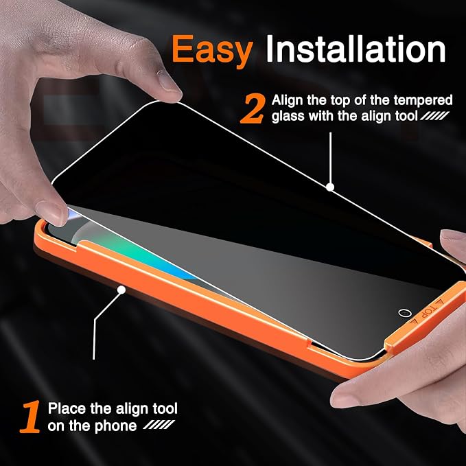 Milomdoi 3 Pack Privacy Screen Protector - Image 5