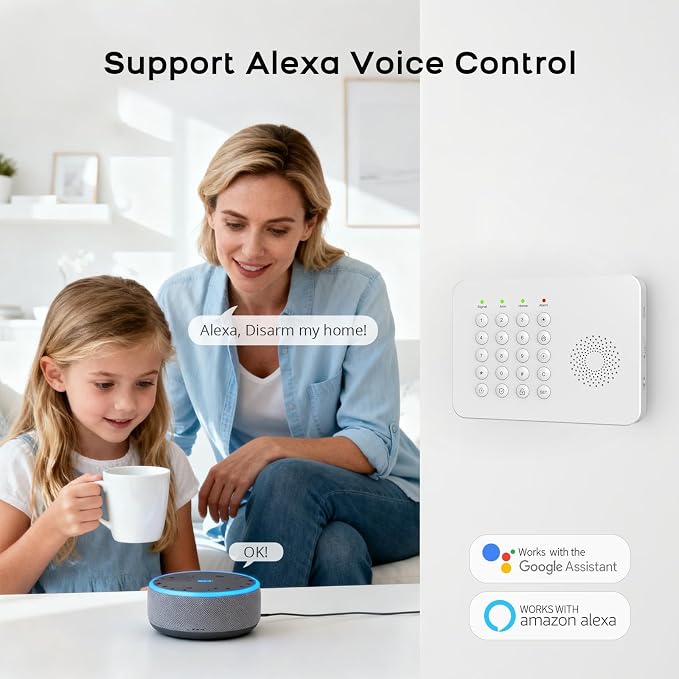 2026 Alarm System for Home Security, 20 Piece DIY Home Alarm System - Image 2