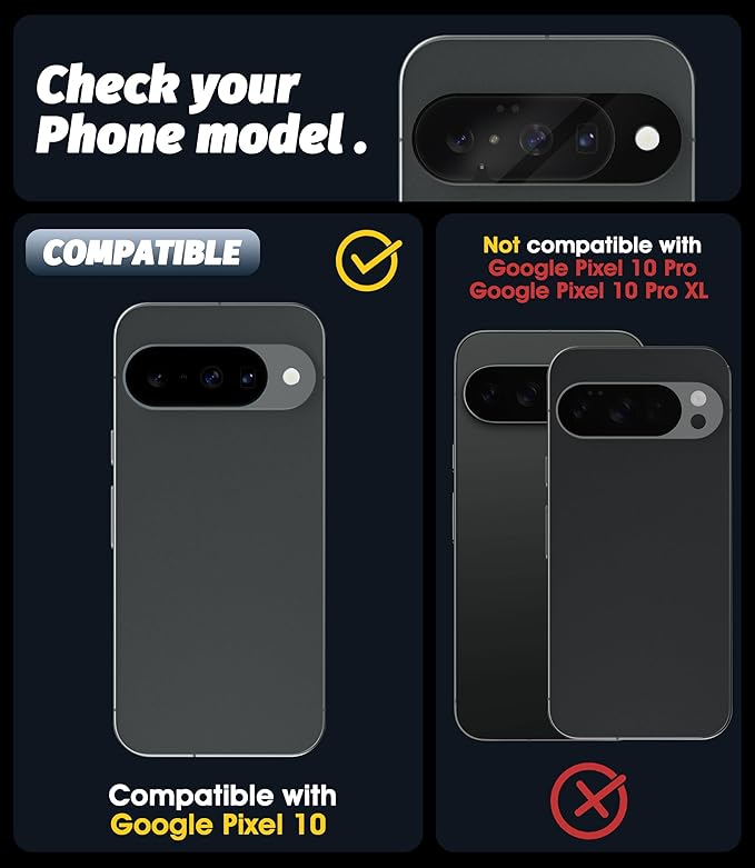 Orzero Camera Lens Protector for Google Pixel 10, Protector de Cámera Tempered - Image 2