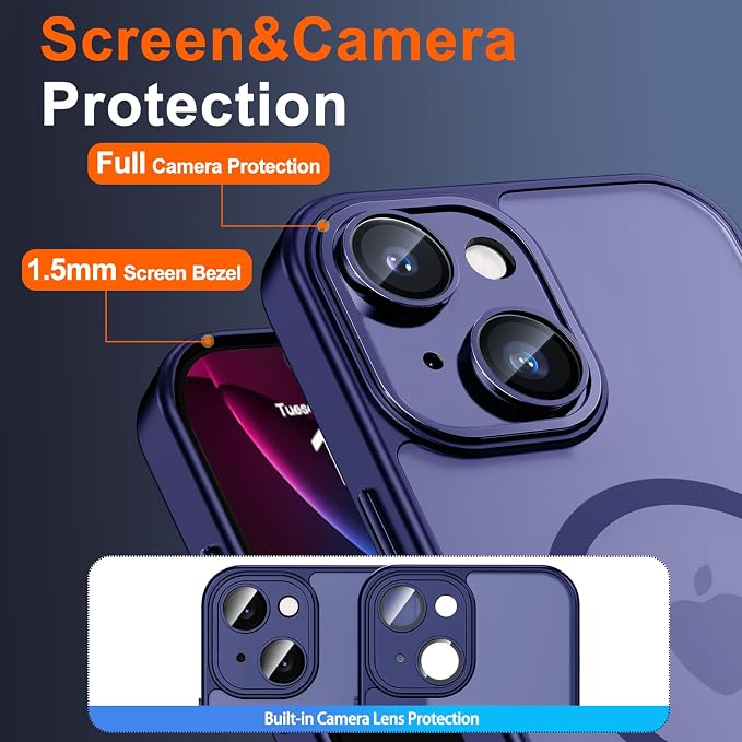 for iPhone 15 Case with Privacy Screen Protector and Camera Protection - Image 6