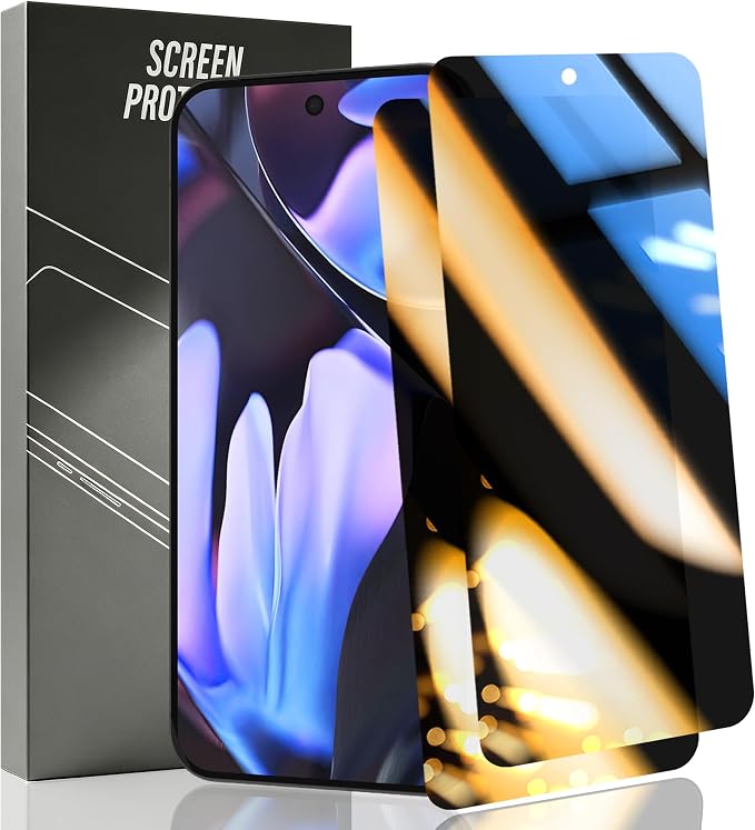2 Pack Privacy Tempered Glass for Google Pixel 9 Pro XL/10 Pro XL Screen by Unknown