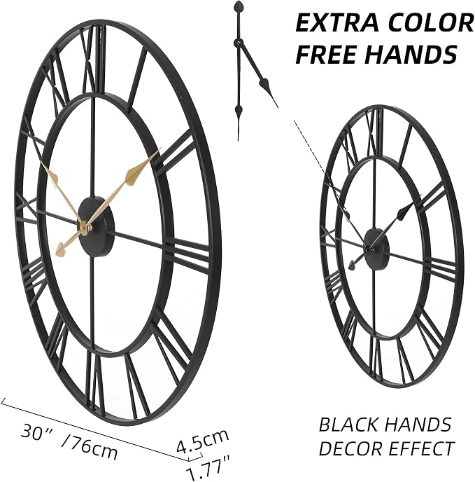 INFINITY TIME 30 Inch Wall Clocks - Image 2