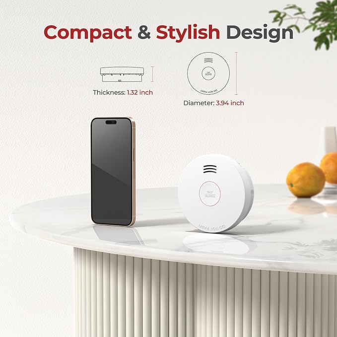 SITERLINK Smoke Detectors 10 Year Battery Operated, Smoke Alarm - Image 4