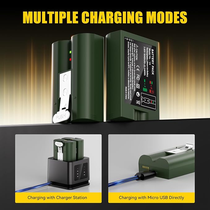 4 Pack 6040mAh Replacement Battery - Image 4