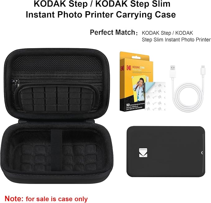 Elonbo Carrying Case for KODAK Step Instant Smartphone Photo Printer, Portable - Image 2