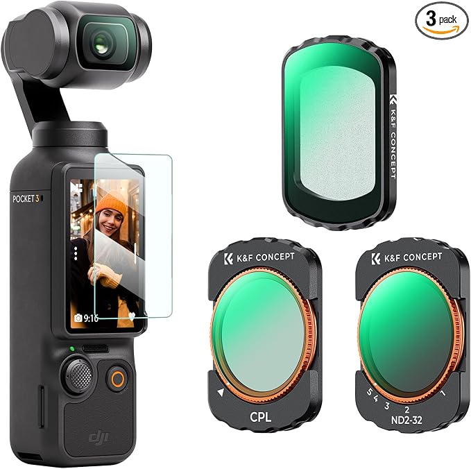 K&F CONCEPT FSD05 Magnetic Effect & ND & CPL Filter Set Compatible by KFCONCEPT