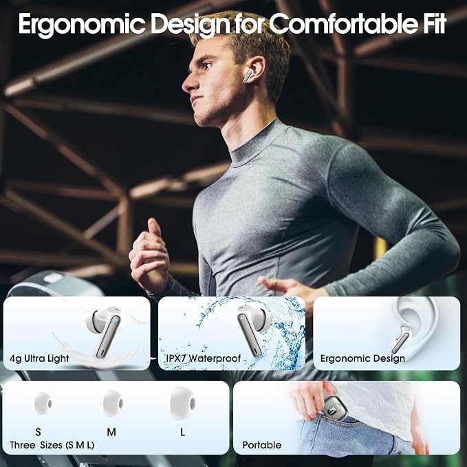 Csasan Ai Translation Earbuds Real Time, 3-in-1 Buletooth 5.3 Translator Earbuds - Image 8