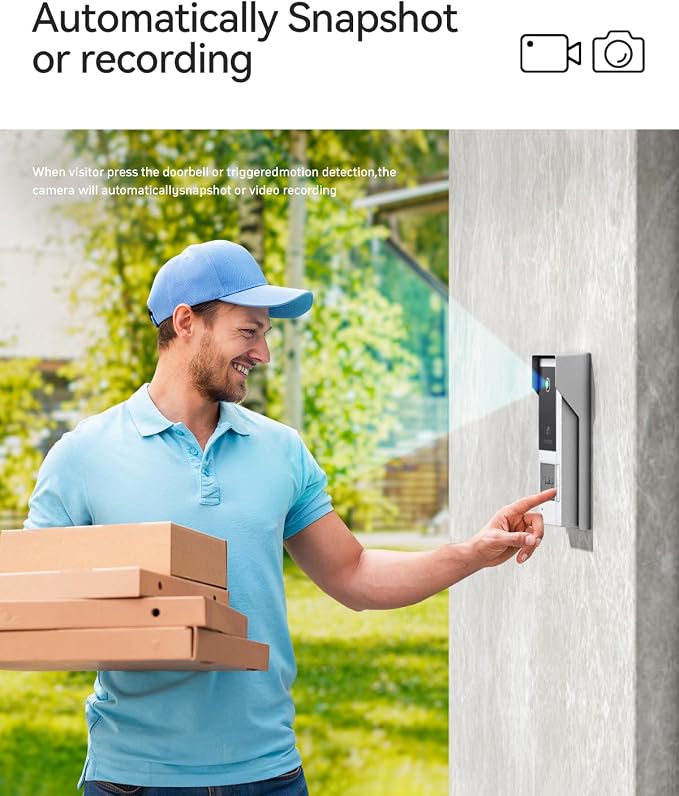 TMEZON WiFi Video Intercom System Doorbell - Image 7