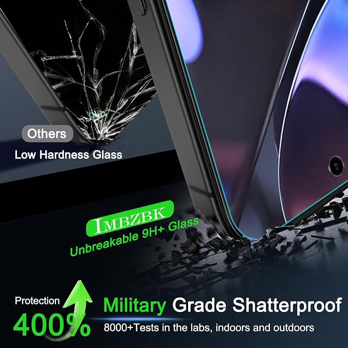IMBZBK 3 Pack Screen Protector for Google Pixel 9 Pro XL, 3 Tempered Glass - Image 3