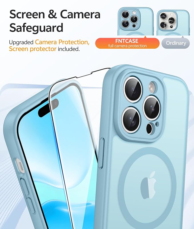 FNTCASE for iPhone 14 Pro Case: Translucent Matte Cases - Image 4