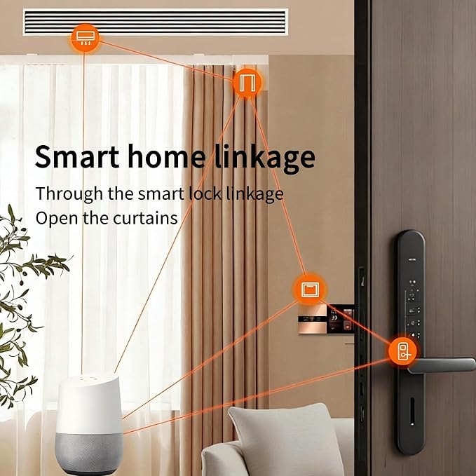 Mini Zigbee Motor for Smart Curtain Track System, Automatic Ceiling Curtain - Image 9