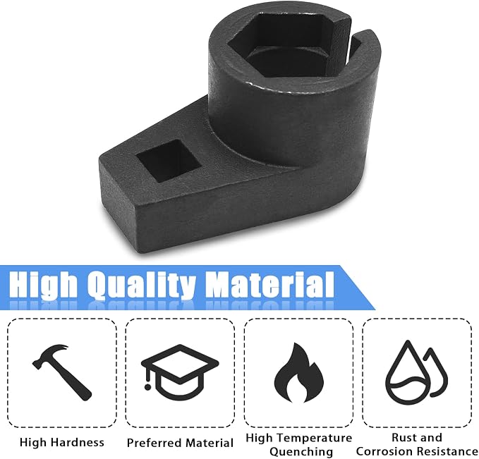 Offset Oxygen Sensor Socket, 3/8-Inch Drive, Wire Gate Accesses Sensor from Side - Image 3