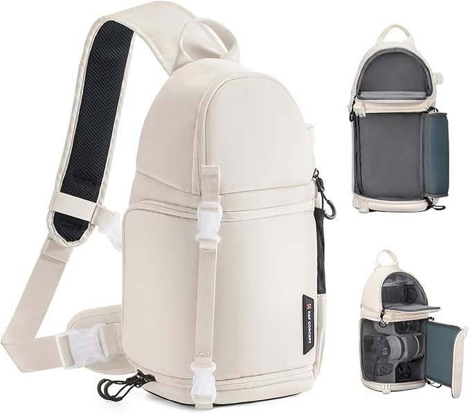 K&F CONCEPT Camera Sling Bag Crossbody Bag Camera Shoulder Backpack by KFCONCEPT