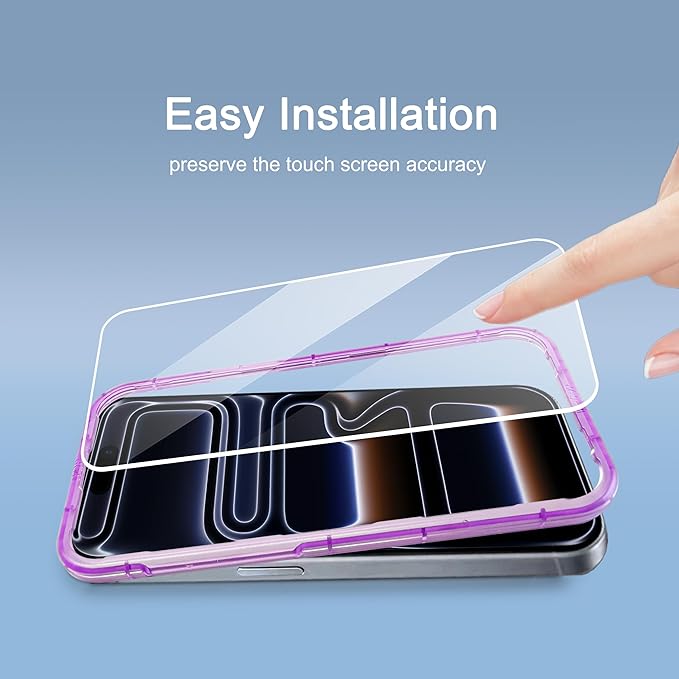 Ailun 3 Pack Screen Protector for iPhone 17 Pro Max + 3 Pack Camera Lens - Image 6