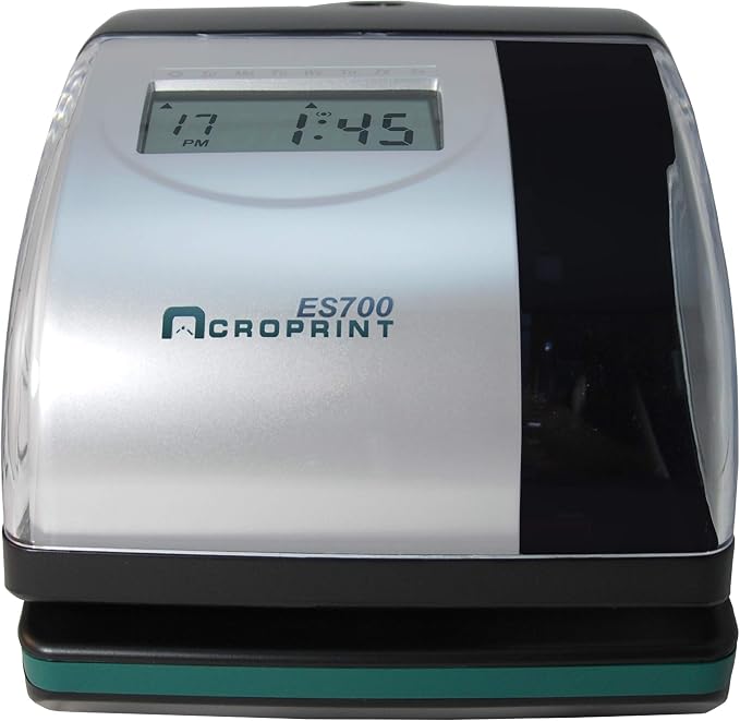 Acroprint 01-0182-000 Model ES700 Electronic Time Recorder, Internal Battery - Image 2