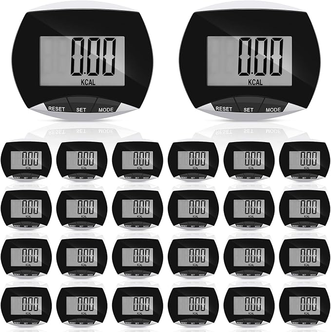 Weewooday Pedometer for Walking Steps and Miles Simple Pedometer Clip on by Weewooday
