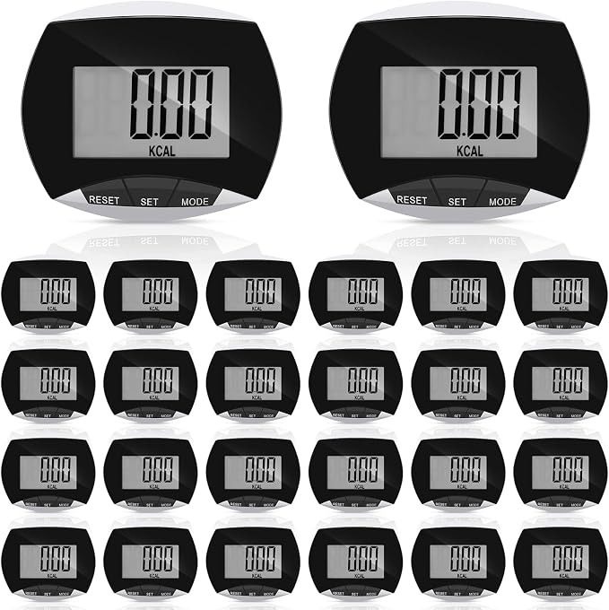Weewooday Pedometer for Walking Steps and Miles Simple Pedometer Clip on by Weewooday