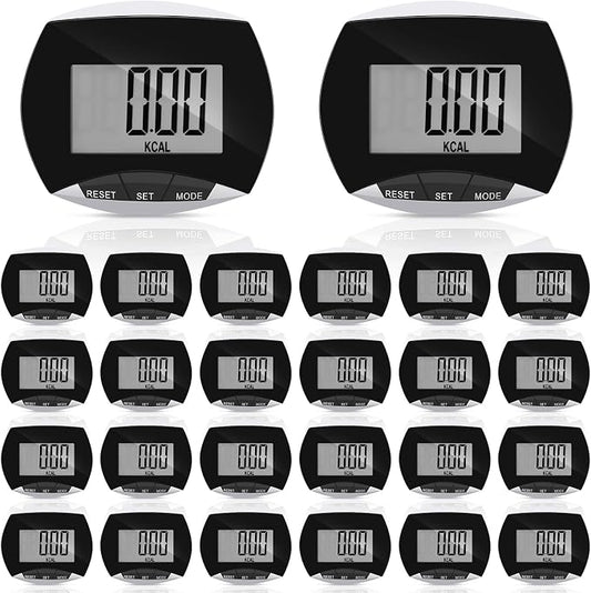 Weewooday Pedometer for Walking Steps and Miles Simple Pedometer Clip on by Weewooday