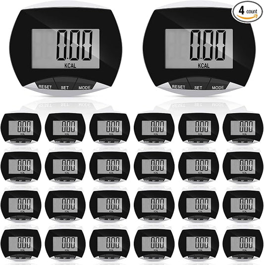 Weewooday Pedometer for Walking Steps and Miles Simple Pedometer Clip on by Weewooday