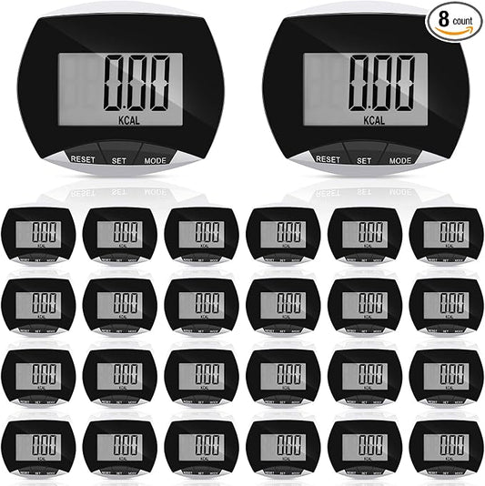 Weewooday Pedometer for Walking Steps and Miles Simple Pedometer Clip on by Weewooday