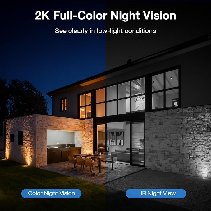 TKENPRO Solar Security Cameras Wireless Outdoor, 2.4GHz Wi-Fi, 24/7 Continuous - Image 7