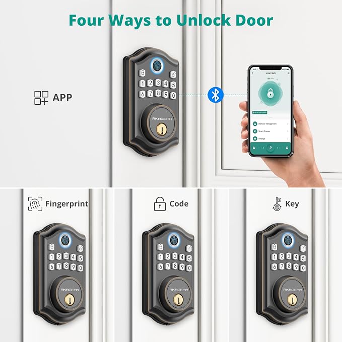 AkaGear Keyless Entry Door Lock - Image 4