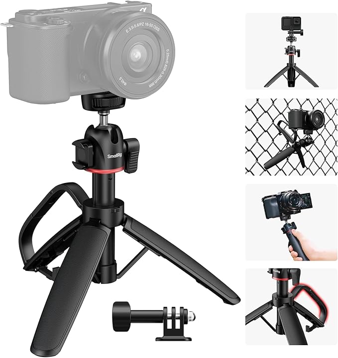 SMALLRIG Small Camera Tripod Selfie Stick, Extendable 8"-15" Mini Handheld by SmallRig