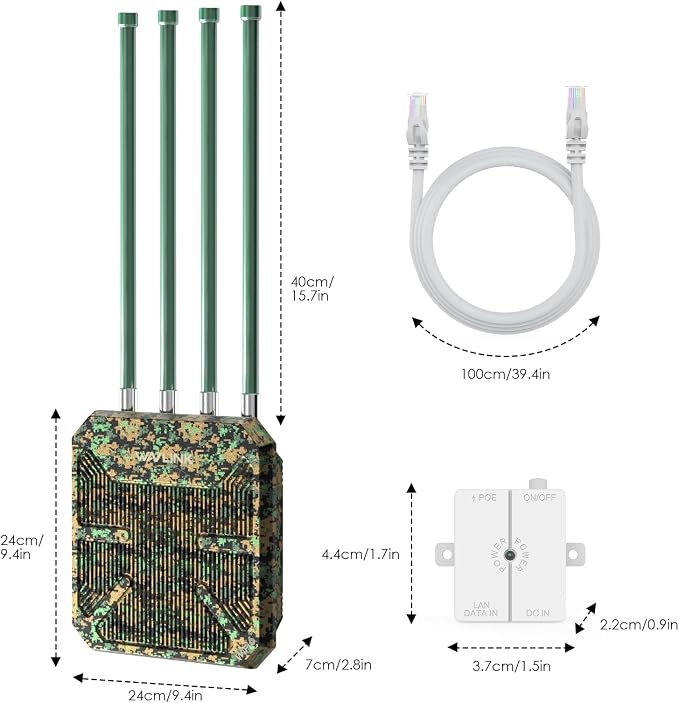 WAVLINK AX3000 Outdoor WiFi 6 Extender Long Range, WiFi 6 Outdoor Wireless - Image 8