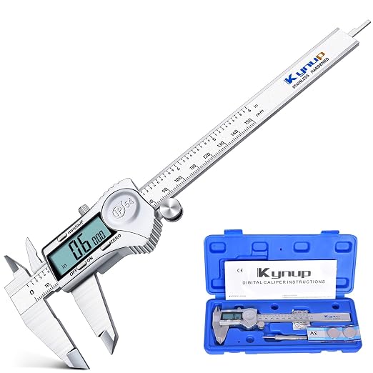 Kynup Digital Caliper 6 Inch Measuring Tool, Professional Stainless Steel by SunhpMallLLC