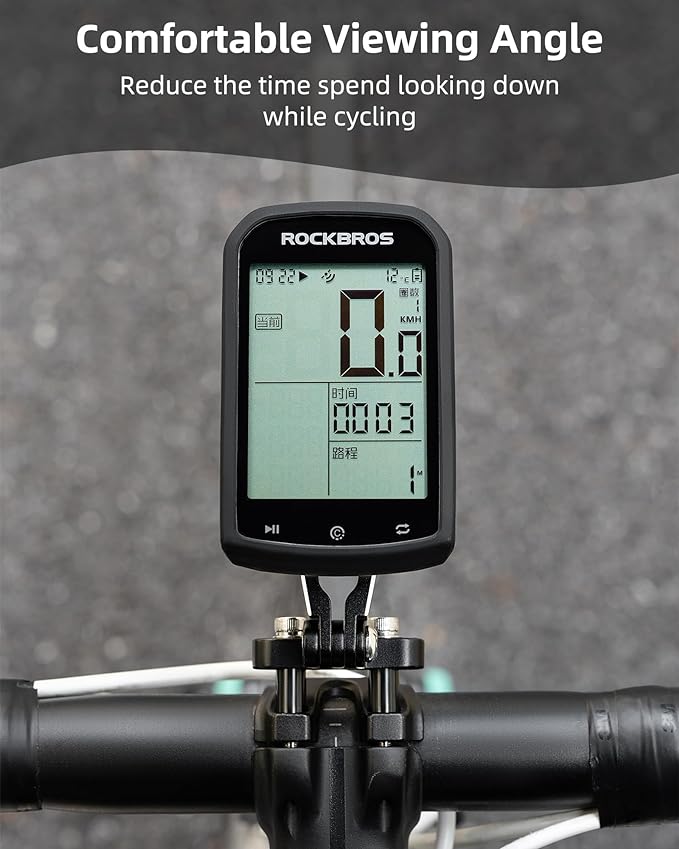 ROCKBROS Bike Computer Mount Out-Front Aluminum Integrated Bicycle Cycling - Image 4