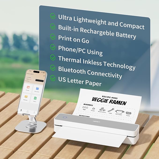 HPRT Inkless Portable Printer Wireless - Image 7