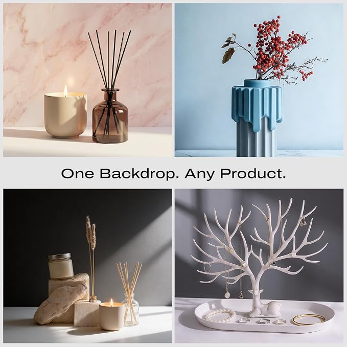 C Coiro Product Photography Backdrops 14 Patterns, 2 Grids, Size 15x11 inch - Image 6