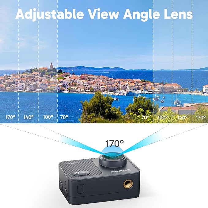 AKASO V50X Native 4K30fps WiFi Action Camera - Image 5