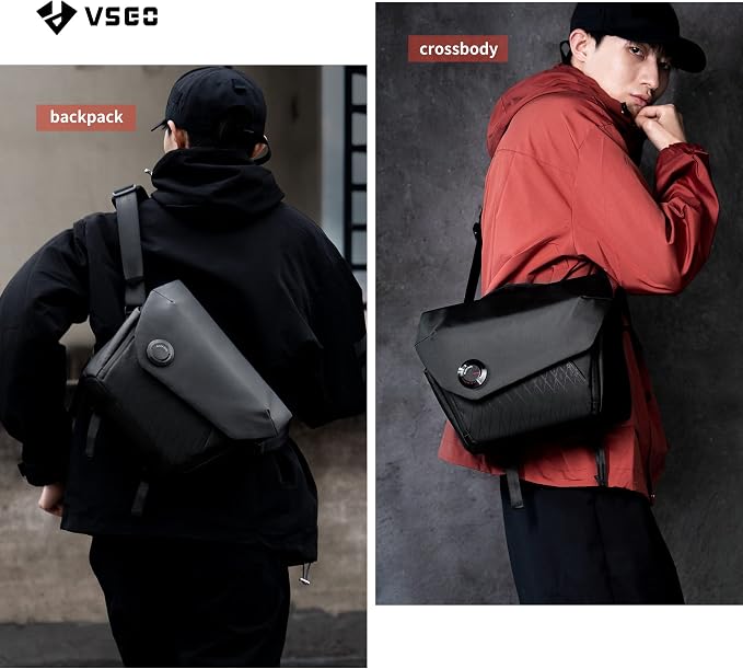 VSGO 6L Waterproof Camera Sling Bag, Single-Shoulder Messenger Bag - Image 5