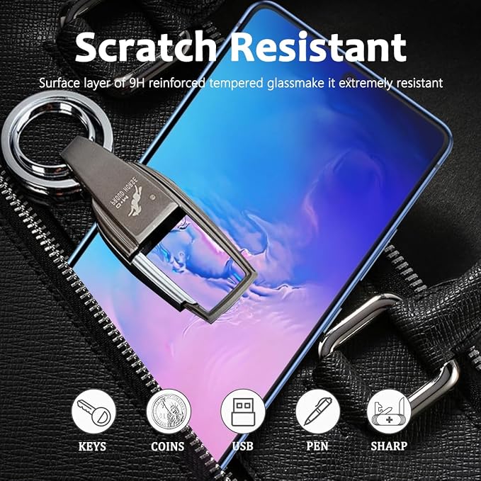 2 Pack Compatible with Samsung Galaxy S10 4G screen protector Tempered Glass - Image 3