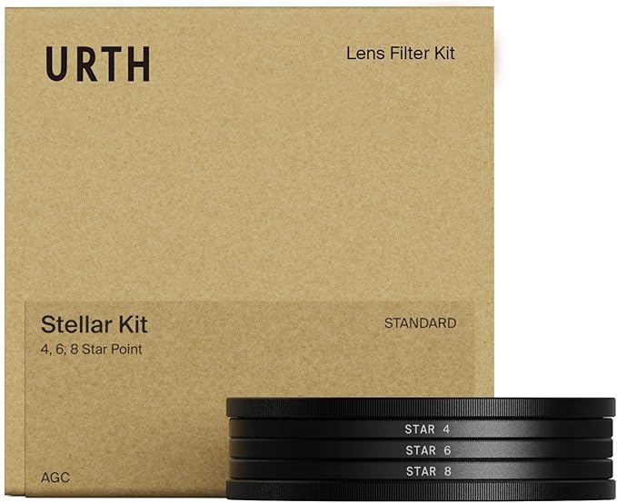 Urth 52mm 3-in-1 Star Lens Filter Kit — 4, 8 Point Starburst Effects by Urth