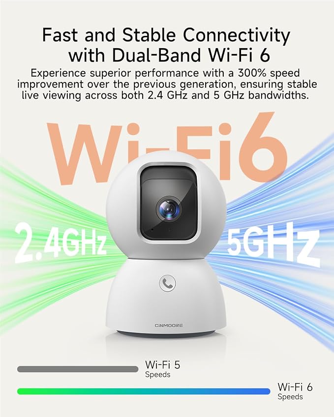 Smart 3K Indoor Dome Security Camera - Image 6