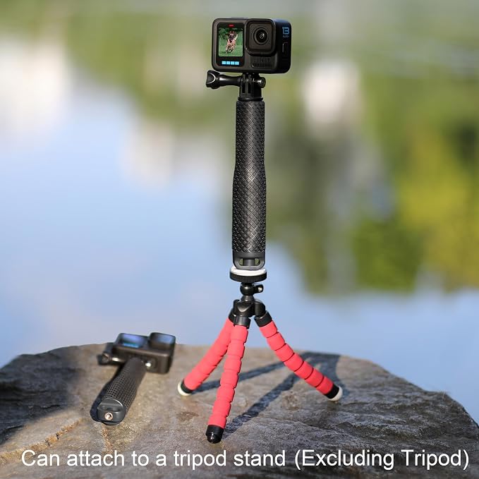 GEPULY Short Selfie Stick for GoPro/DJI/Insta360/AKASO Action Cameras - Image 6