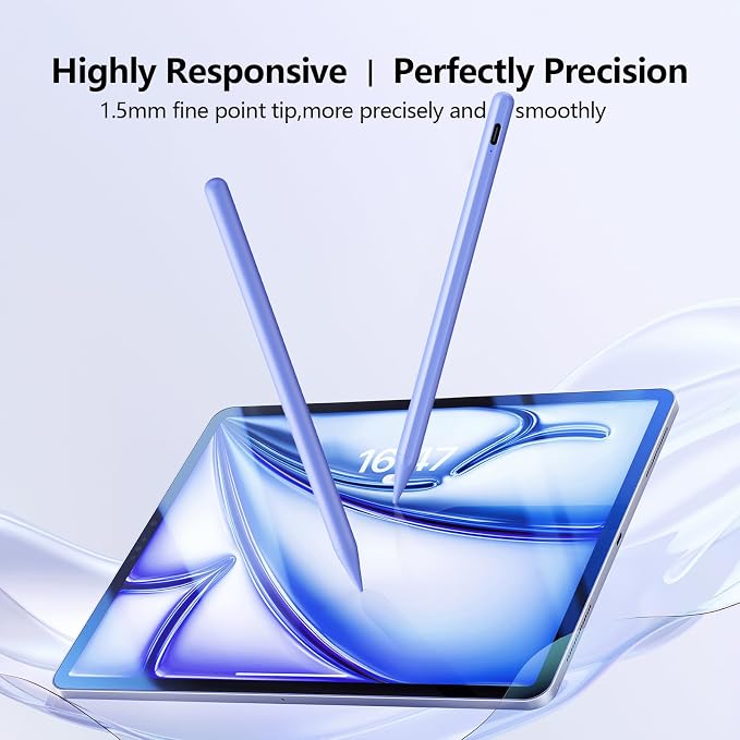JAMJAKE Stylus Pen for iPad 6th-11th Generation-2X Fast Charge Active Pencil - Image 2
