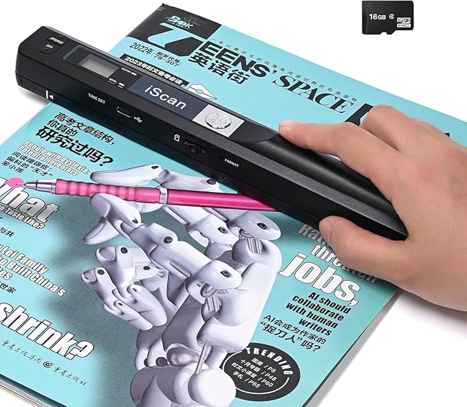 Portable Scanner for Photo A4 Document, Handheld Mobile Scanner by Unknown