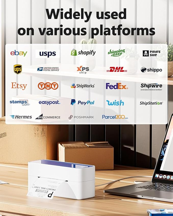 Phomemo Thermal Label Printer, 4X6 Shipping Labels Printer - Image 4