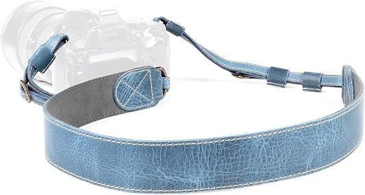 MegaGear SLR, DSLR Sierra Series Genuine Leather Camera Shoulder or Neck Strap by MegaGear