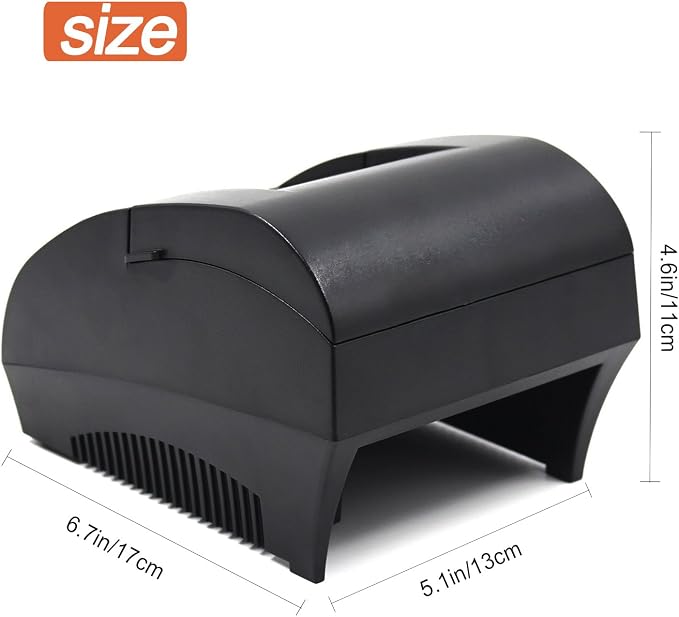 symcode 58MM USB Thermal Receipt Printer, High Speed Printing 90mm/sec - Image 3