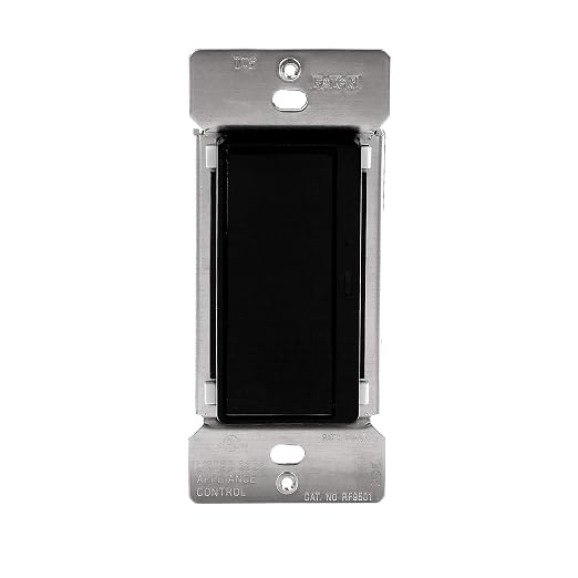 Eaton Z-Wave Plus RF9601DBK Wireless Switch, Single Pole by Eaton
